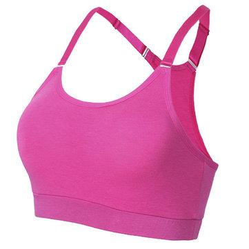 Sexy Seamless Wireless Breathable Sports Bra Full Cup Running Bras For Women