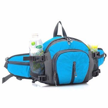 Men Waterproof Sports Waist Bag Multifunctional Outdoor Crossbody Bag