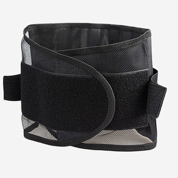 Adult Ultrathin Breathable Mesh Lumbar Support Belt Steel Plate Protection Support Waist Belt