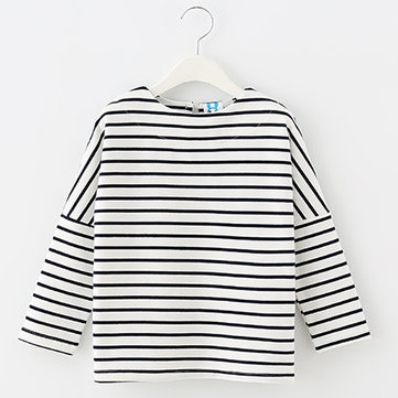 Girls Stripe Cotton T-shirt